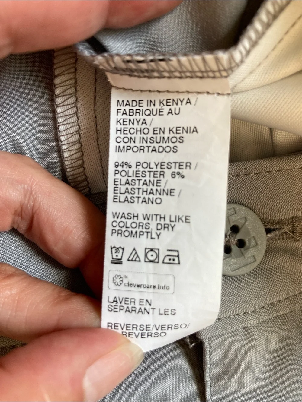 IZOD Golf 38x30 Men's Classic Light Gray Dress Pants Tailored Comfort
